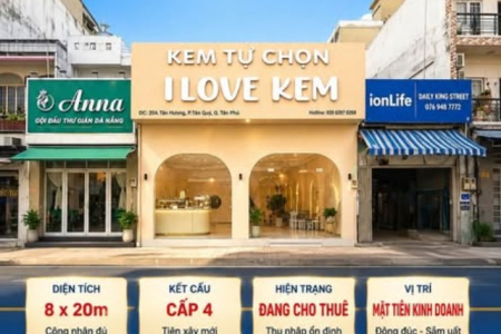 Bán nhà MT 20-20A Tân Hương, phường Tân Quý, quận Tân Phú.