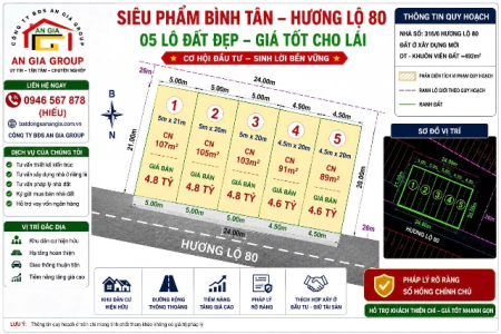 Bán đất phân lô 316/6 đường hương lộ 80 LH 0946567878 Hiểu
