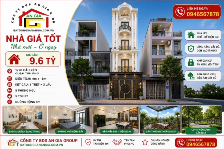 Bán nhà 1/70 đường cầu xéo DT 4x18 đúc 1 trệt 2 lầu sân thượng LH 0946567878 Hiểu