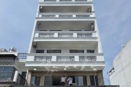 bán căn hộ dịch vụ hẻm 352/14 đường lê văn quới DT 8x20 đúc 1 trệt 4 lầu LH 0946567878 Hiểu